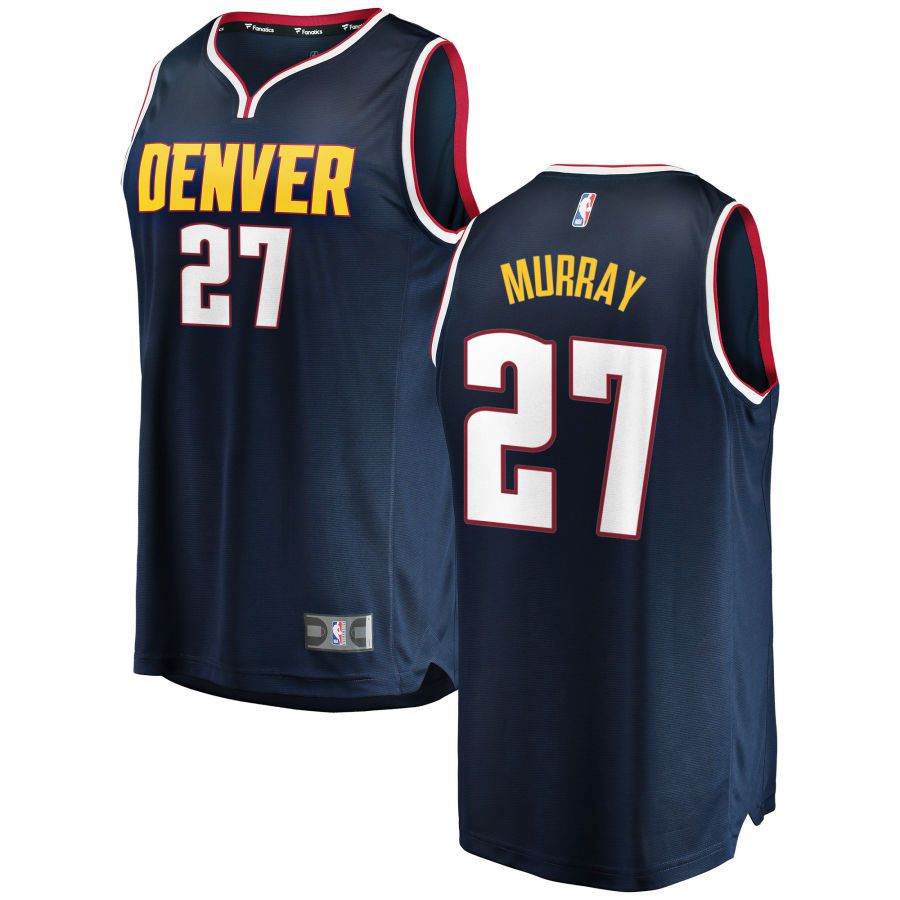 Men Denver Nuggets 27 Murray Blue City Edition Game Nike NBA Jerseys